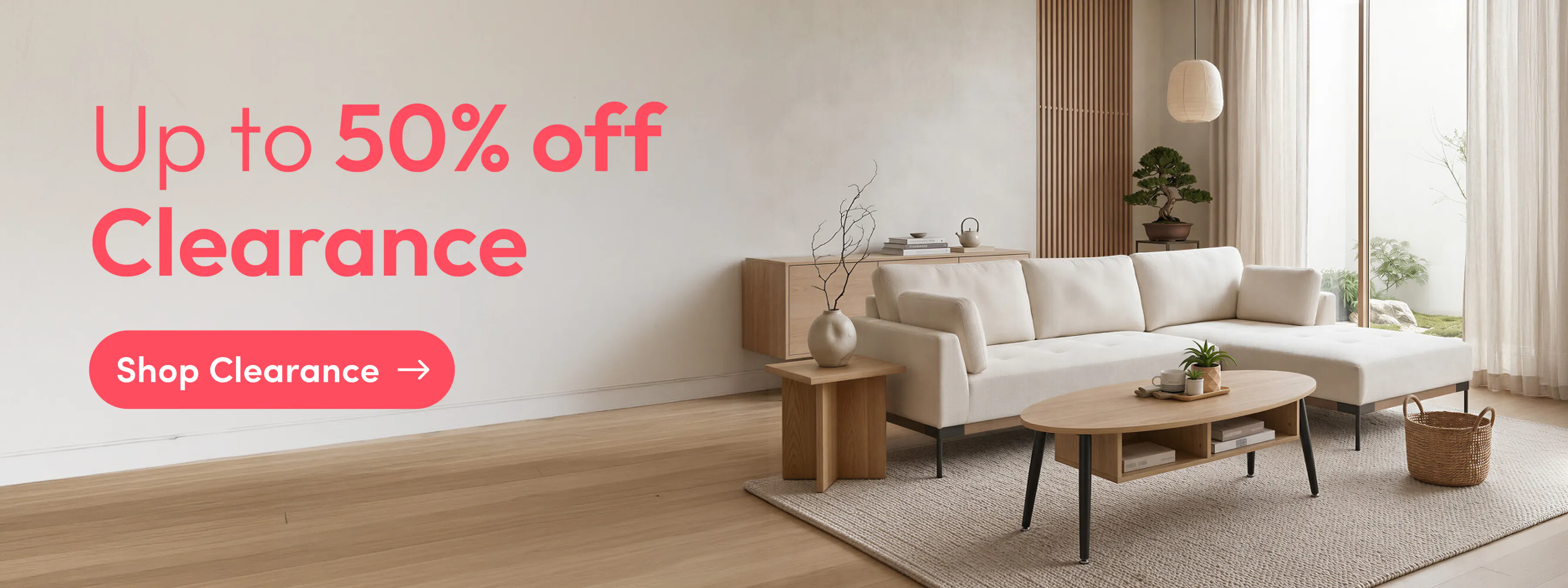 Up to 50% off clearance