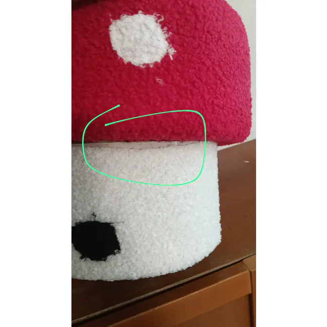 (As-is) Super Mushroom Pouf Stool - 3 - 3