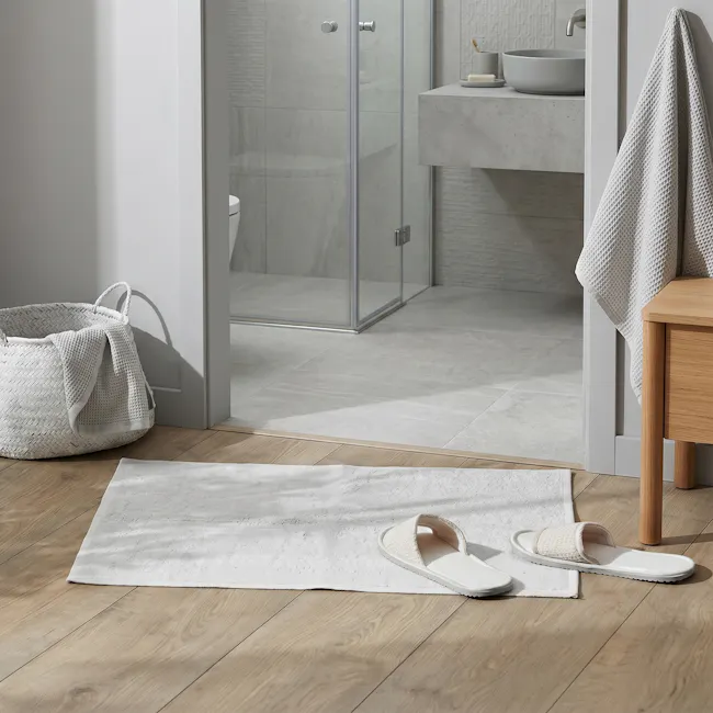 EVERYDAY 100% Cotton Bath Mat 70 x 50 cm - Cloud - 2
