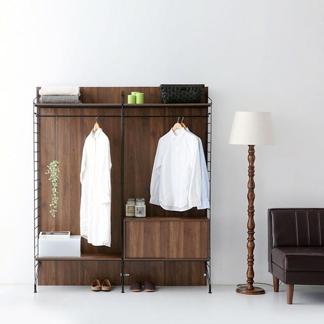 Ezbo Open Wardrobe with Shelves - 3