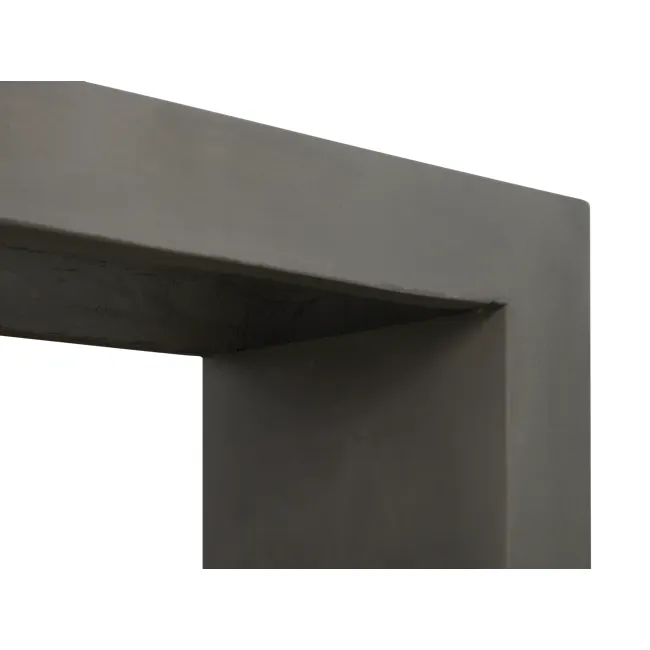 Ryland Concrete Bench 1m - 6 - Modern minimalist design, concrete structure, abstract geometric shape, high contrast