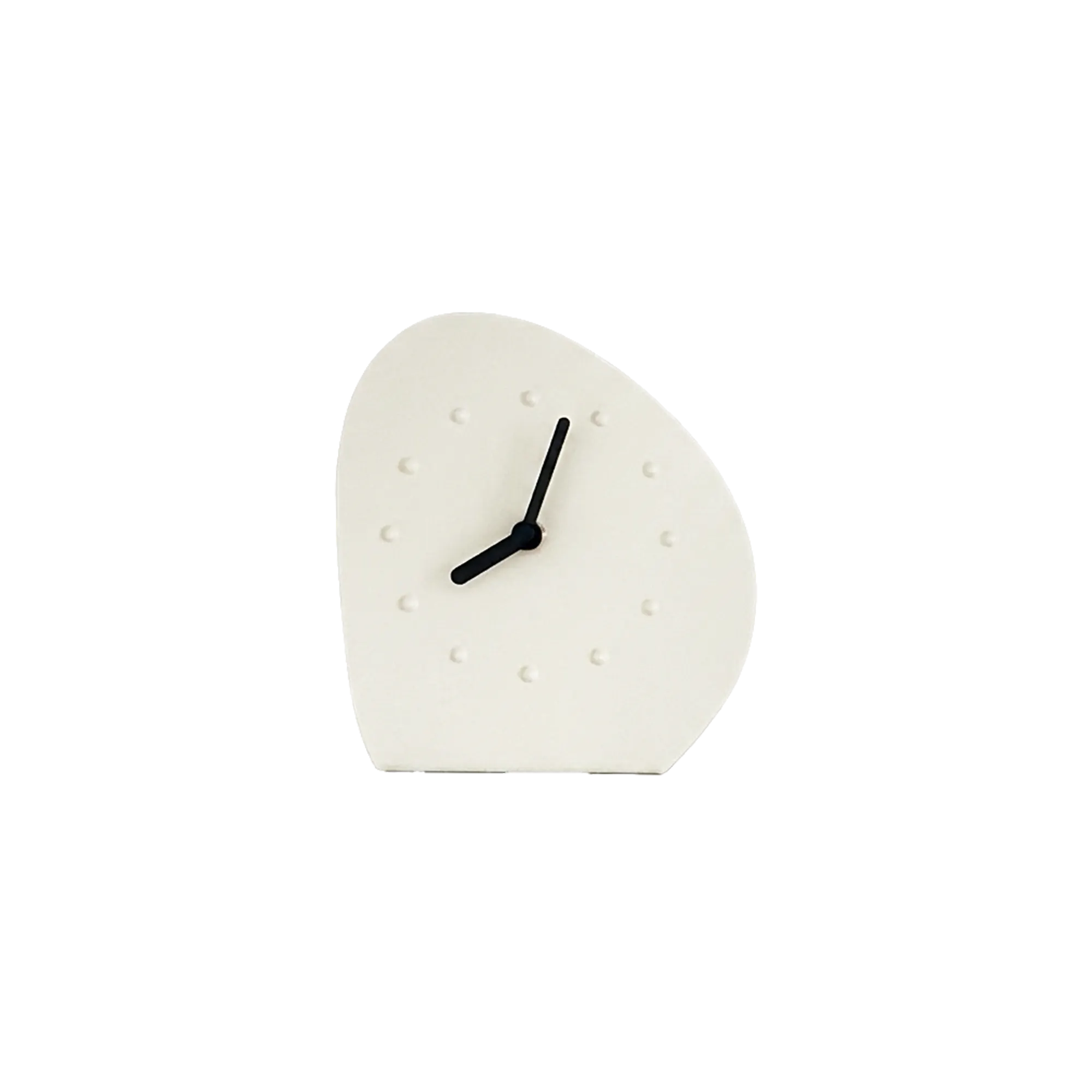 Wave Table Clock - Cream