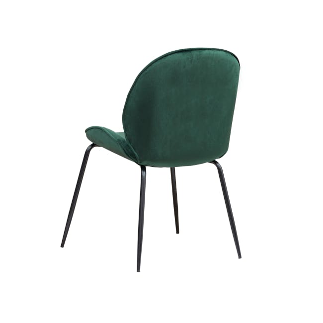 Lennon Dining Chair - Pine Green (Velvet) - 4