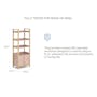 Tidy Storage Bookcase - Barley White & Almond - 3
