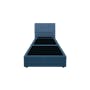 ESSENTIALS Super Single Headboard Box Bed - Denim (Fabric) - 1