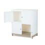 Flo 4-Door Low Storage Cabinet - Snow - 5