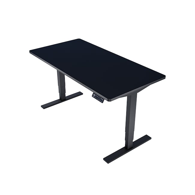 K3 Adjustable Table - Black frame, Black MFC (2 Sizes) - 1