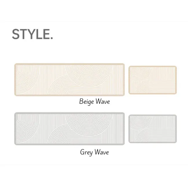 Anti Fatique Mat Grey Wave - 5
