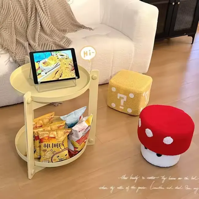 (As-is) Super Mushroom Pouf Stool - 3 - 7