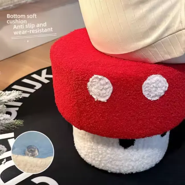(As-is) Super Mushroom Pouf Stool - 3 - 9