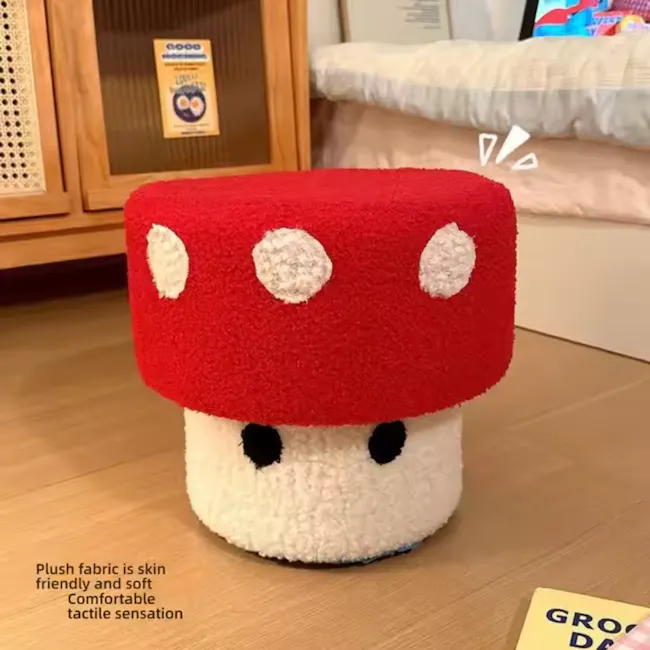 (As-is) Super Mushroom Pouf Stool - 3 - 10