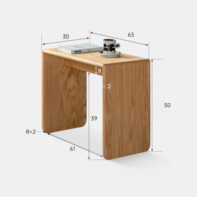 June Carry Side Coffee Table - Walnut - 10