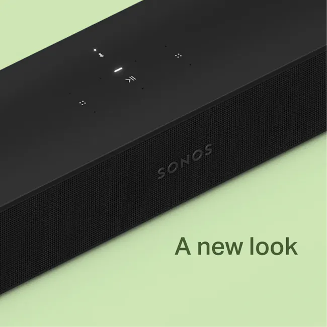 Sonos Beam Gen 2 - Black - 6 - Sonos, sleek design, modern aesthetic, minimalist style, contemporary sound system, high-tech