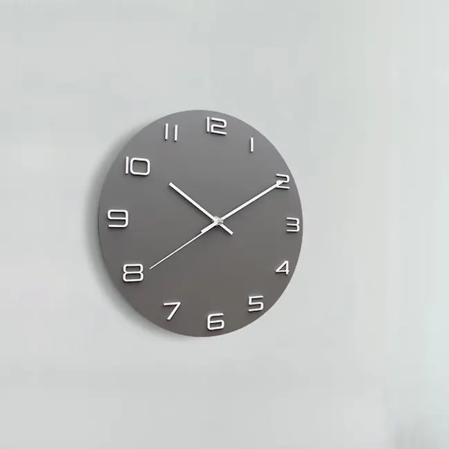 Sussie Wall Clock - Line Deep Grey - 5