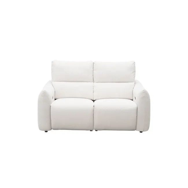 Leighton 2 Seater Power Recliner Sofa - Pearl River (Scratch Resistant Fabric) - Zero Wall - 7