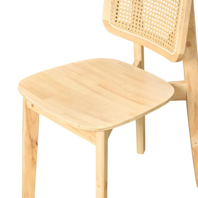Arine Rattan Dining Chair - Natural - 9