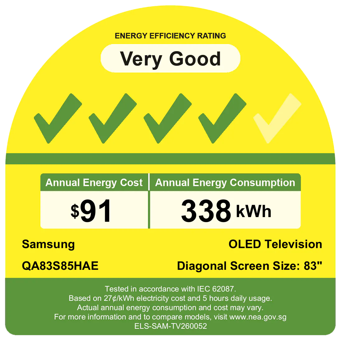 83" OLED S85H 4K Samsung Vision AI Smart TV (2026) - 15