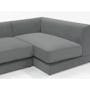 Abby L-Shaped Lounge Sofa - Stone - 12
