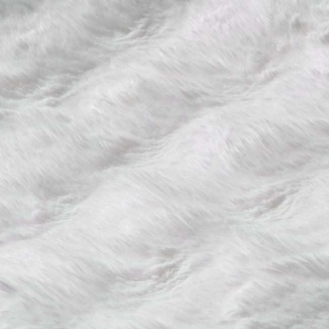 Jaclyn Luxe Plush Throw Blanket in White (2 sizes) - 4 - White, fluffy, soft, textured, woolly, natural, organic, luxurious
