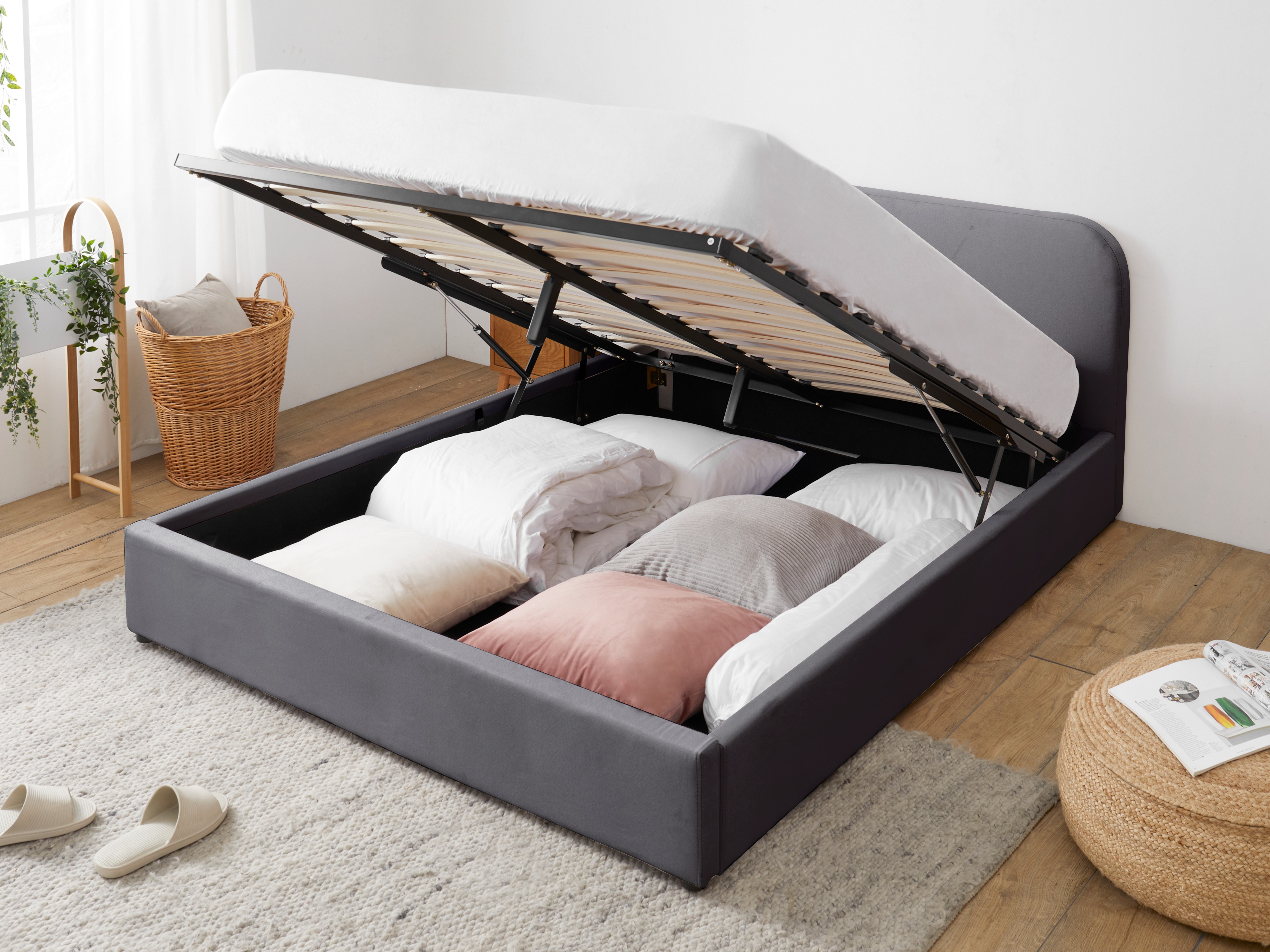 king bed with storage