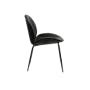 Lennon Dining Chair - Black (Velvet) - 7