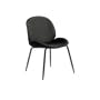Lennon Dining Chair - Black (Velvet) - 0