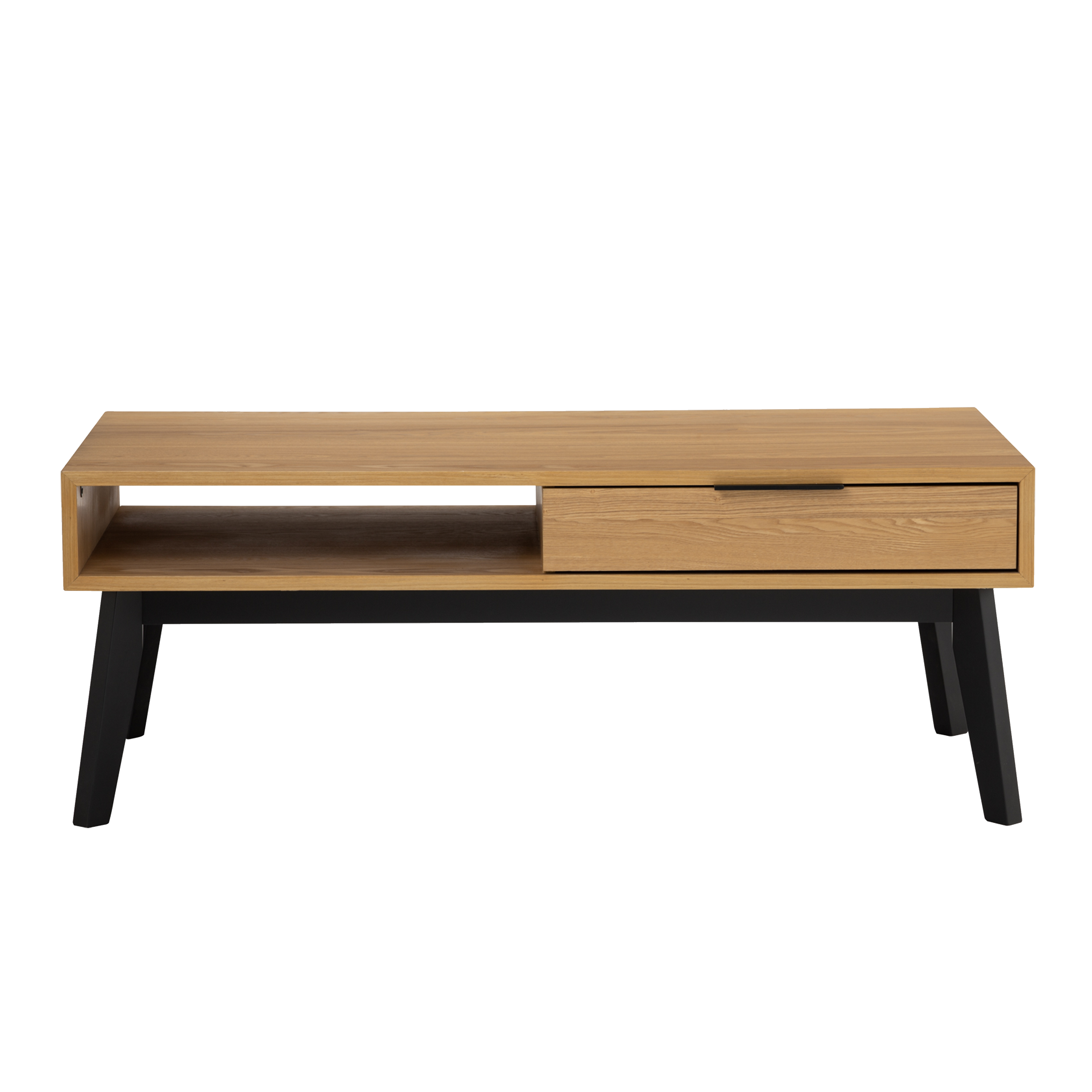 (As-is) Malton Single Drawer Coffee Table - Oak - 1