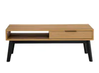(As-is) Malton Single Drawer Coffee Table - Oak - 1