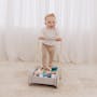 Bubble Wooden Baby Push Cart with 45 Buiding Blocks - 3