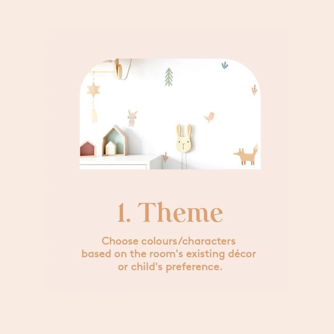 Urban Li'l Bambi Dome Fabric Decal (4 Colours) - 6
