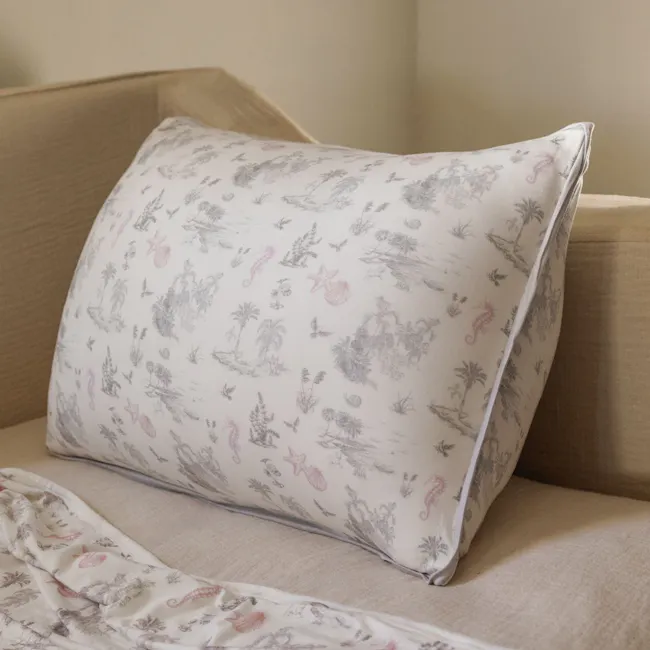 House of Holly Junior Pillow - Seaside Toile (Sunset) - 2