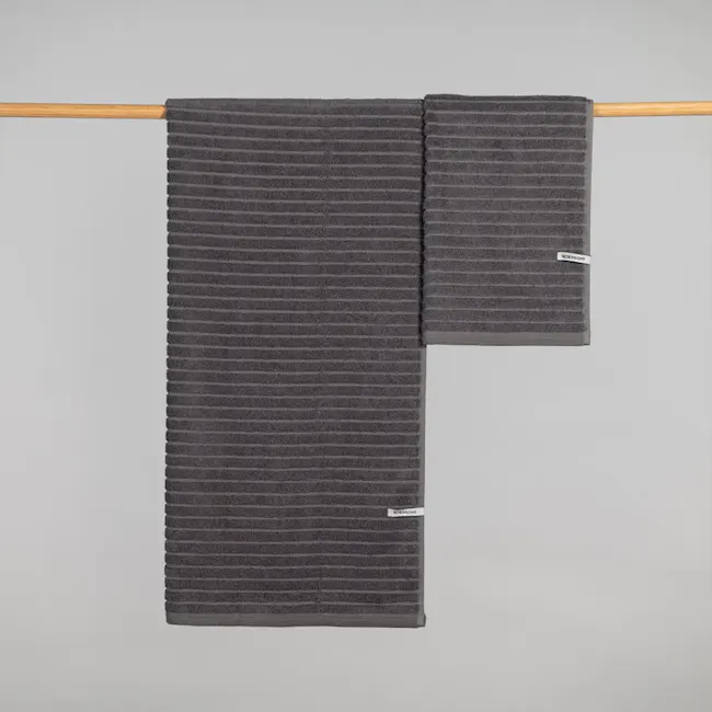 Robinsons Bamboo Luxe Bath Towel Heritage Collection - Porcini Grey - 3