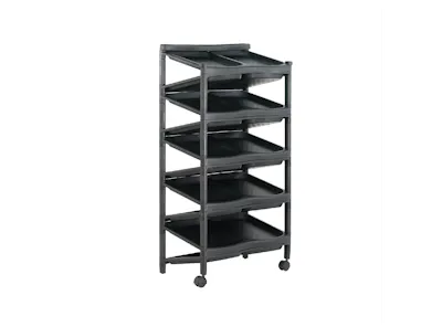 TOYOGO 10 Tier Twin Shoe Rack with 2 Wheels