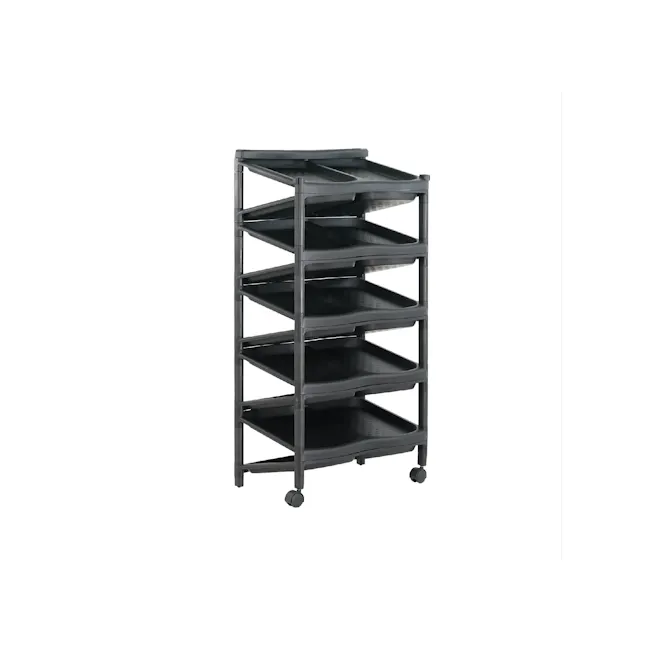 TOYOGO 10 Tier Twin Shoe Rack with 2 Wheels - 1