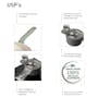 Berghoff Cool Grip Nonstick Lightweight Aluminium Omelette Pan 25cm - 4