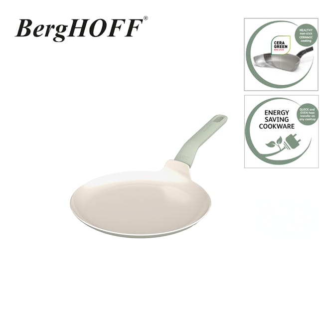 Berghoff Cool Grip Nonstick Lightweight Aluminium Omelette Pan 25cm - 6