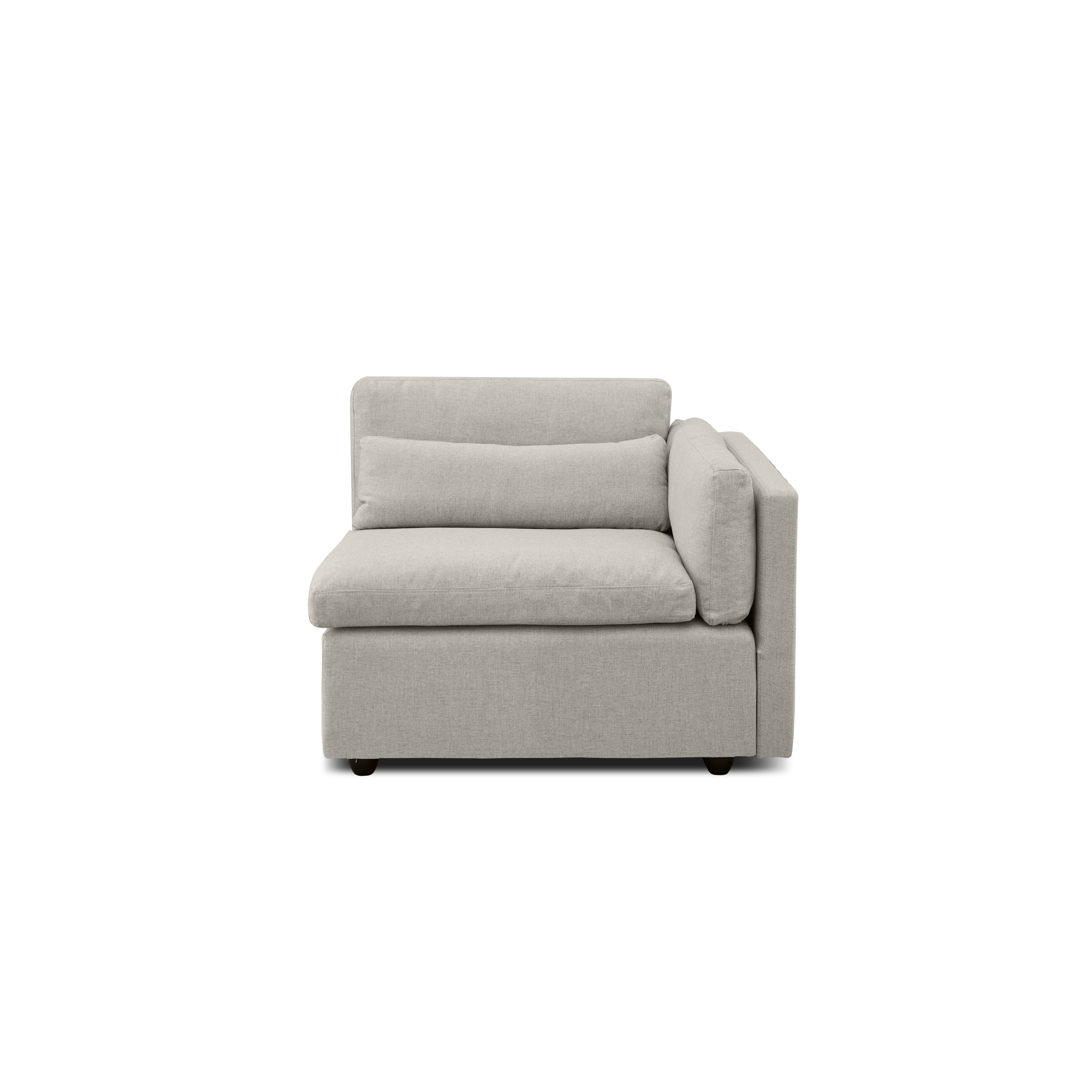 Liam Right Arm Unit - Ivory (Fabric)