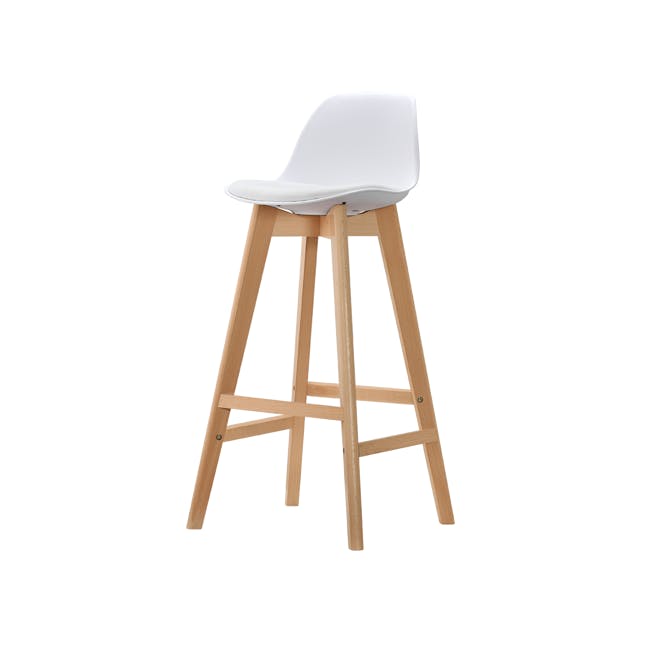 Linnett Bar Chair - White - 0