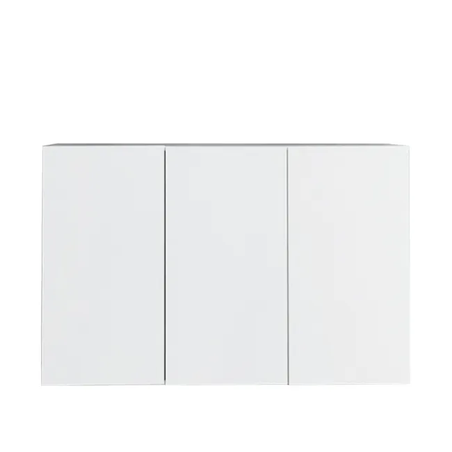 Fikk Modular 3 Door Cabinet - White - 10 - White, minimalist, modern, sleek, contemporary, simple design, clean lines