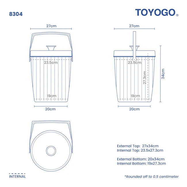 TOYOGO Calore Hot & Cool Bucket 12L - Red - 3