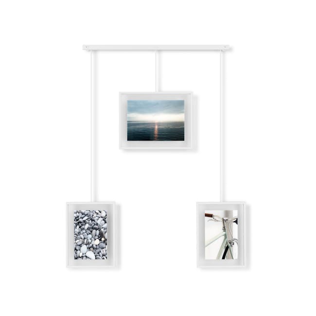 Exhibit 3 Frames Photo Display - White - 3