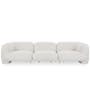 Evelyn 4 Seater Sofa - White - 0