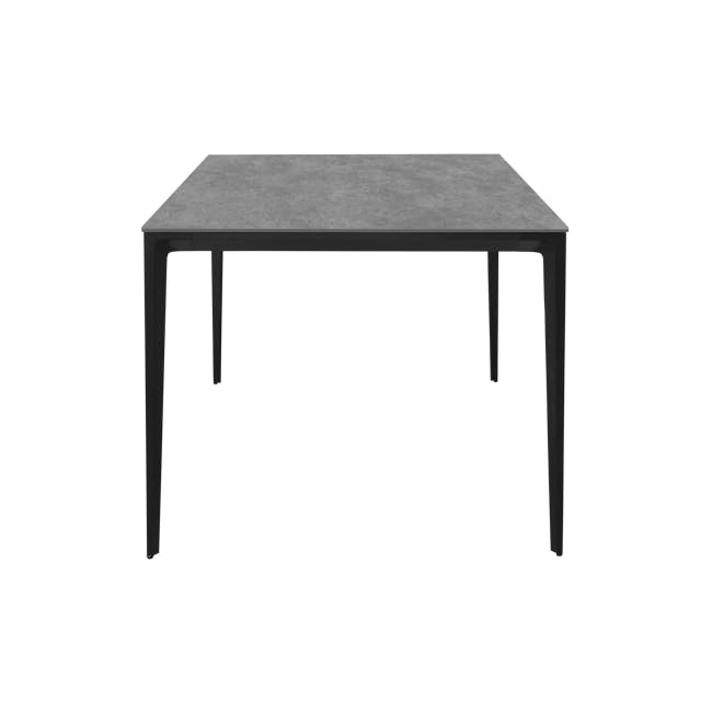 Edna Dining Table 1.4m - Concrete Grey (Sintered Stone) - 2