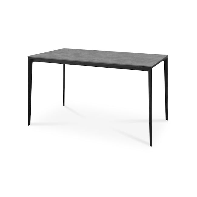 Edna Dining Table 1.4m - Concrete Grey (Sintered Stone) - 0