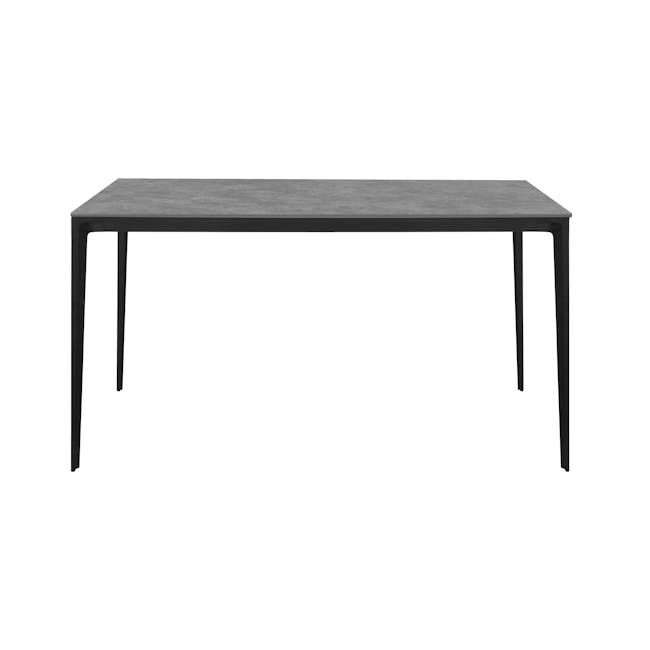 Edna Dining Table 1.4m - Concrete Grey (Sintered Stone) - 3