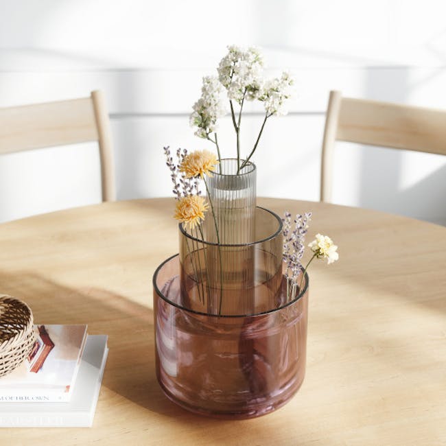 Layla Glass Vase Set (Set of 3) - 1