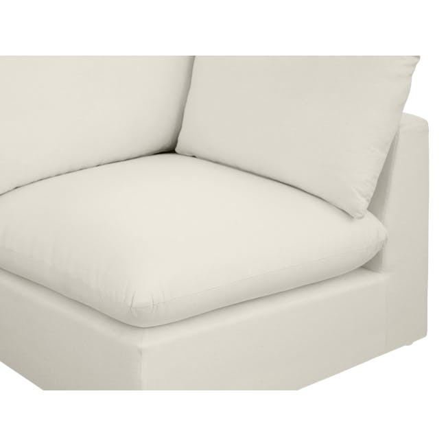 Russell Large Corner Sofa - Oat (Eco Clean Fabric) - 33