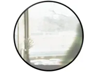 Hub Round Mirror 91 cm - Black