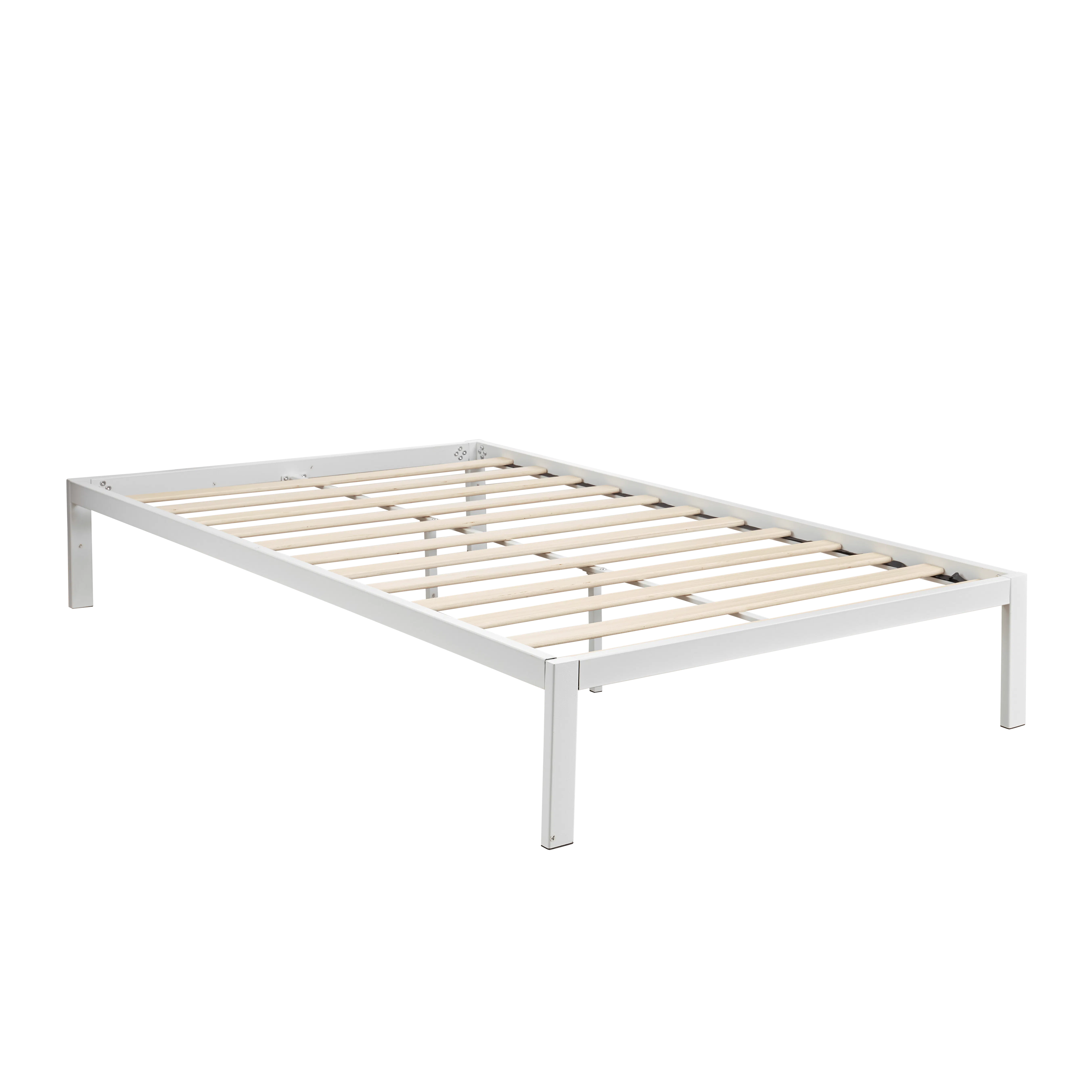 (As-is) Yves Super Single Metal Divan Bed - White - 2 - 11