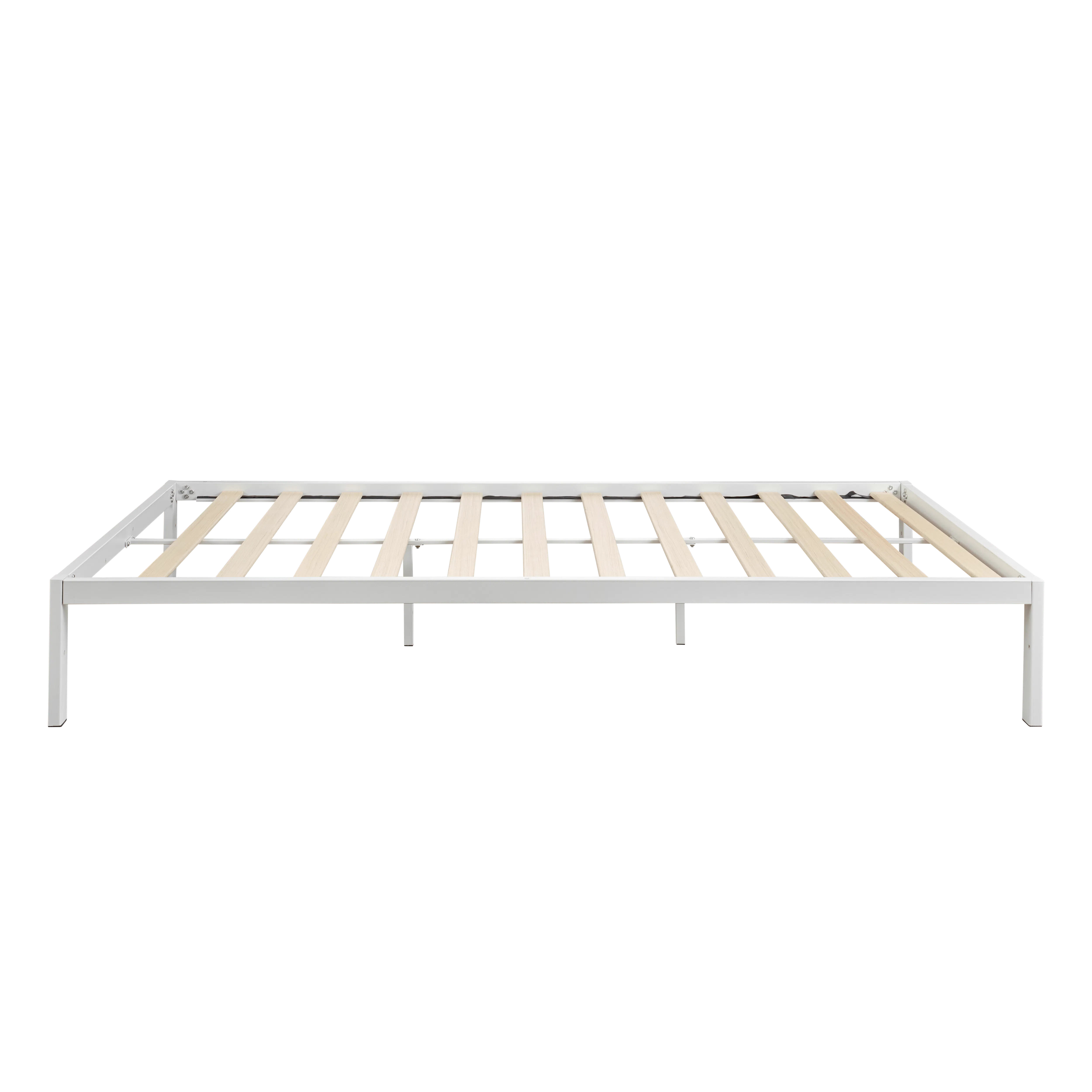 (As-is) Yves Super Single Metal Divan Bed - White - 2 - 12
